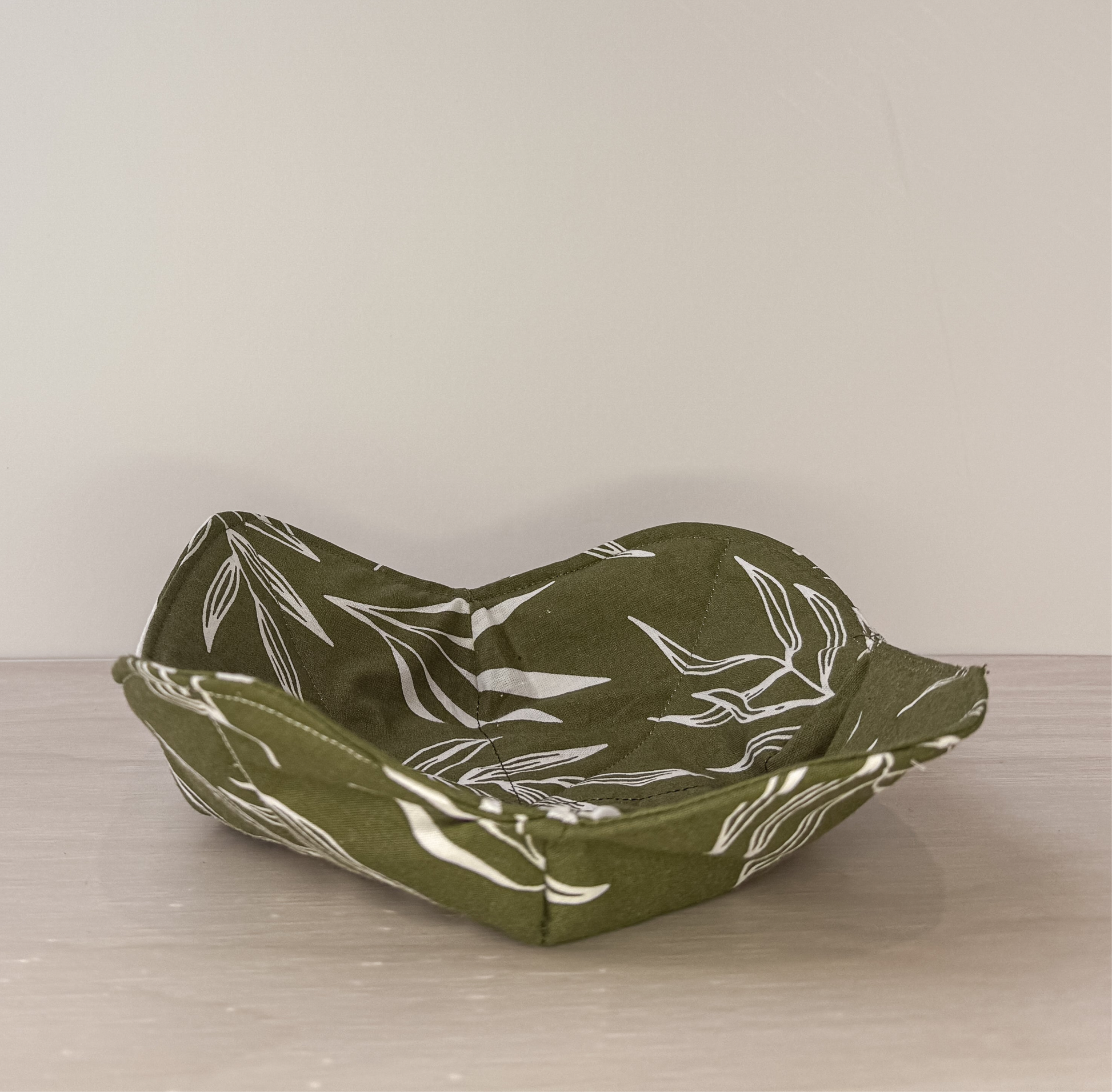 Olive Green bowl cozy
