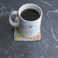 Handmade Cotton Mug Rugs – Neutrals & Soft Tones | Absorbent, Reusable & Cozy Cottagecore Style