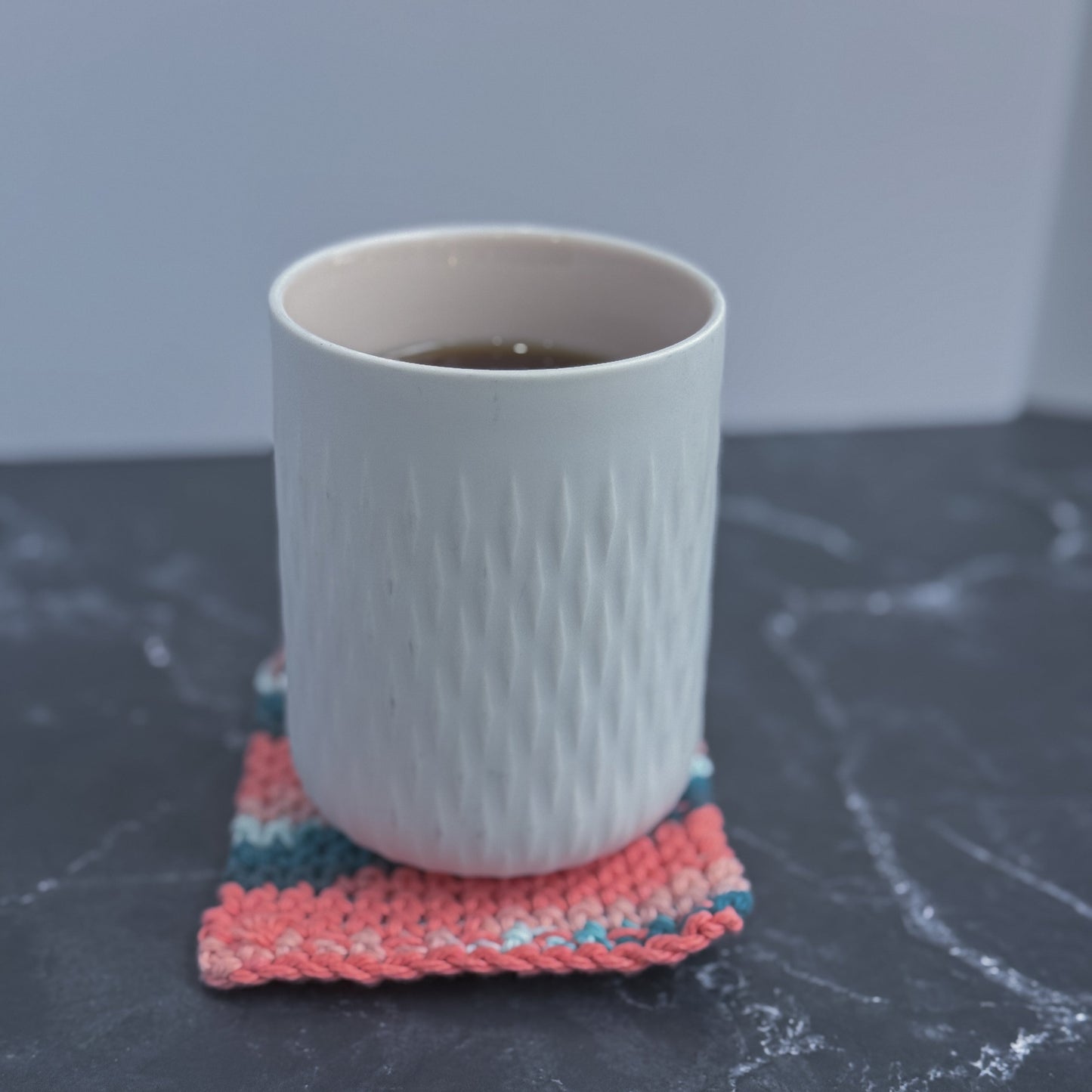 Handmade Cotton Mug Rugs – Neutrals & Soft Tones | Absorbent, Reusable & Cozy Cottagecore Style